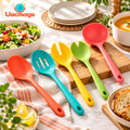Colorful Silicone Serving Utensil Set – Kitchen Cooking Tools